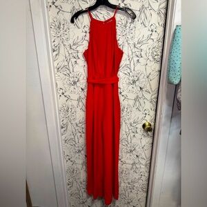Gorgeous Red Sleeveless Jumpsuit
